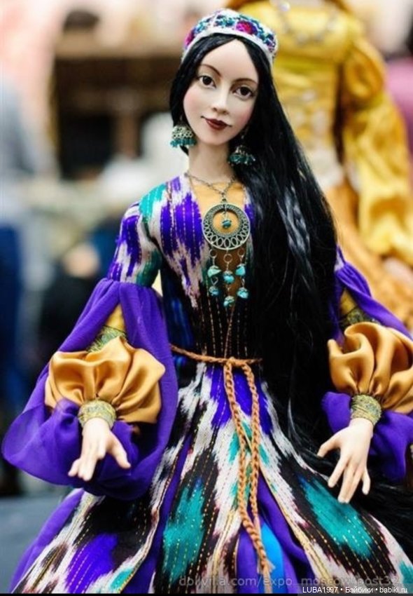 Девочки в национальных костюмах узбечки, татарочки..от Елены Юнссон (фото 7)