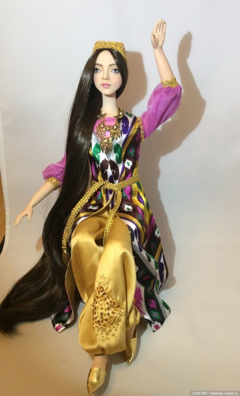 Девочки в национальных костюмах узбечки, татарочки..от Елены Юнссон (фото 9)