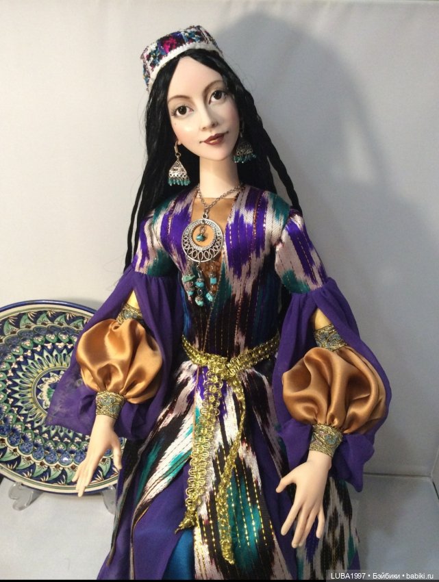 Девочки в национальных костюмах узбечки, татарочки..от Елены Юнссон (фото 8)