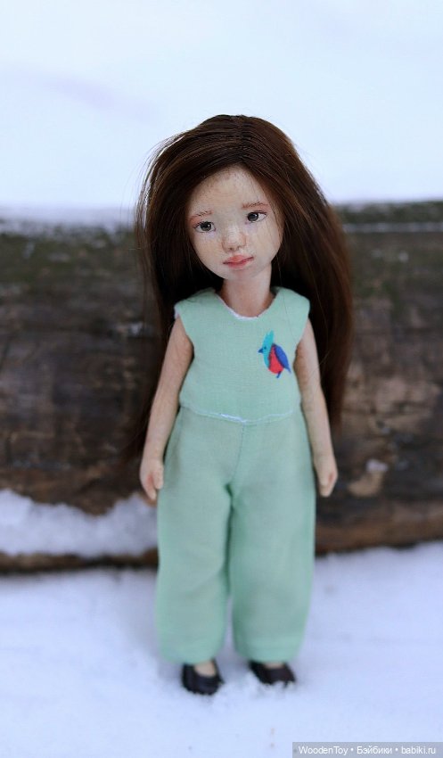 Зимняя прогулка с малышкой (фото 8)