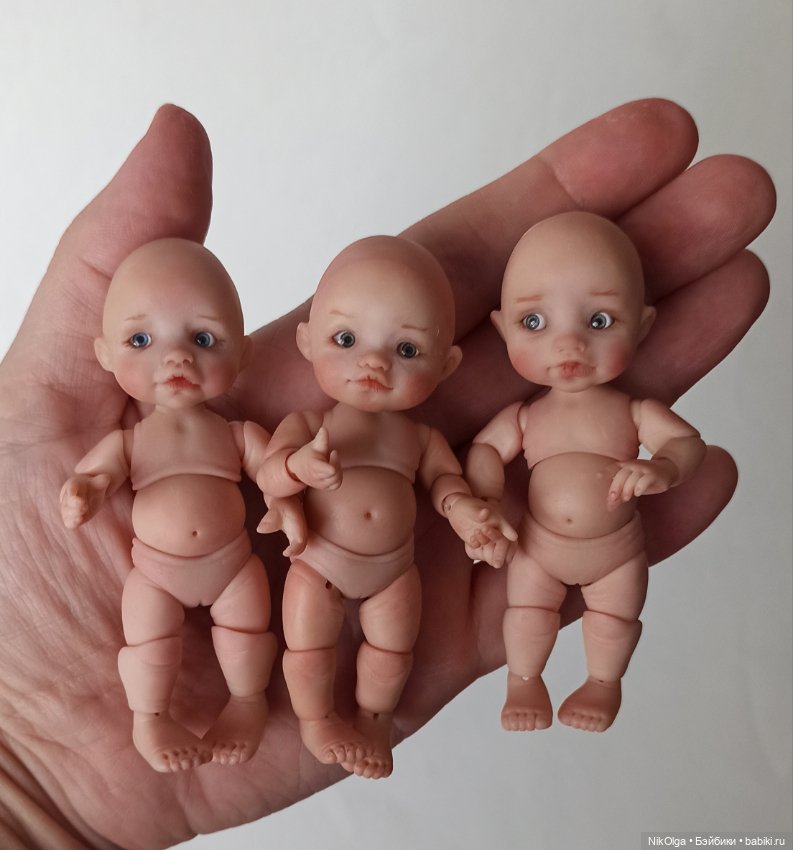 Ясельная группа — Авторские шарнирные куклы своими руками: лепка (фото 2)
