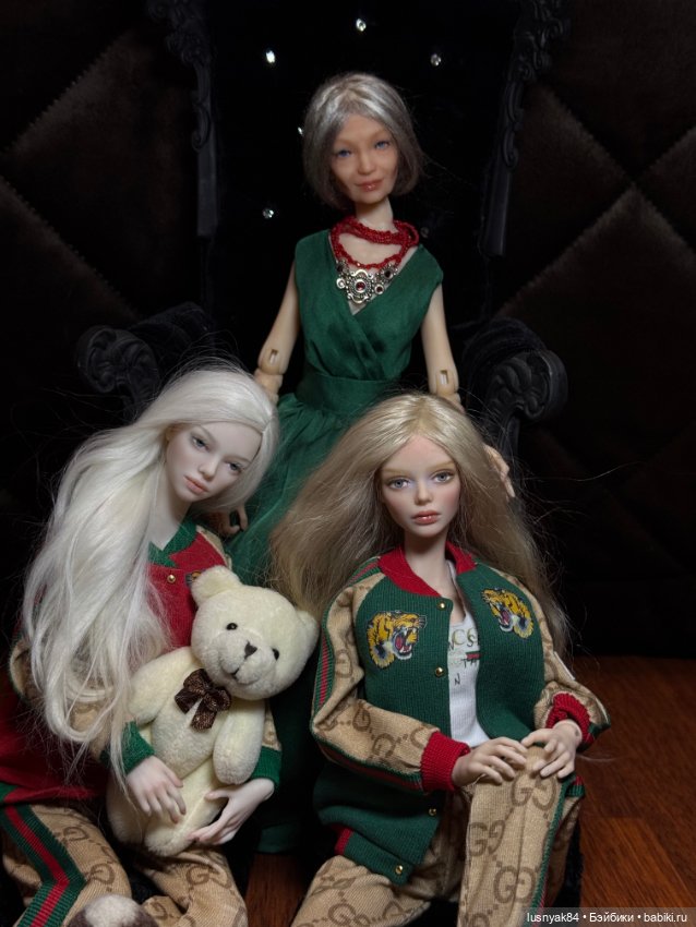 Бабуля с внучками — Авторские куклы BJD (БЖД) у нас дома: фото (фото 3)