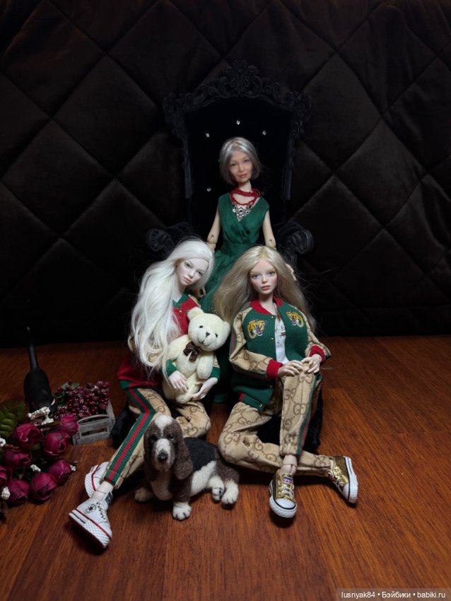 Бабуля с внучками — Авторские куклы BJD (БЖД) у нас дома: фото
