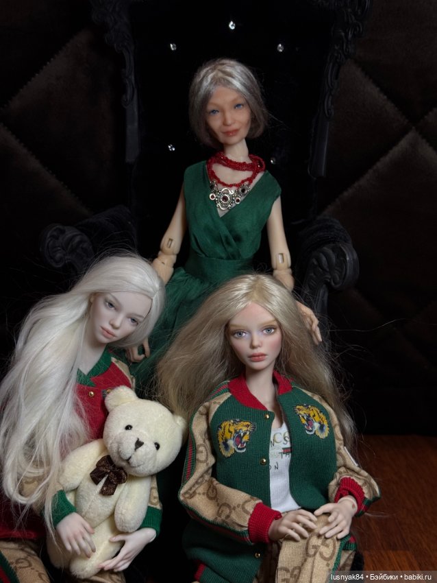 Бабуля с внучками — Авторские куклы BJD (БЖД) у нас дома: фото (фото 4)