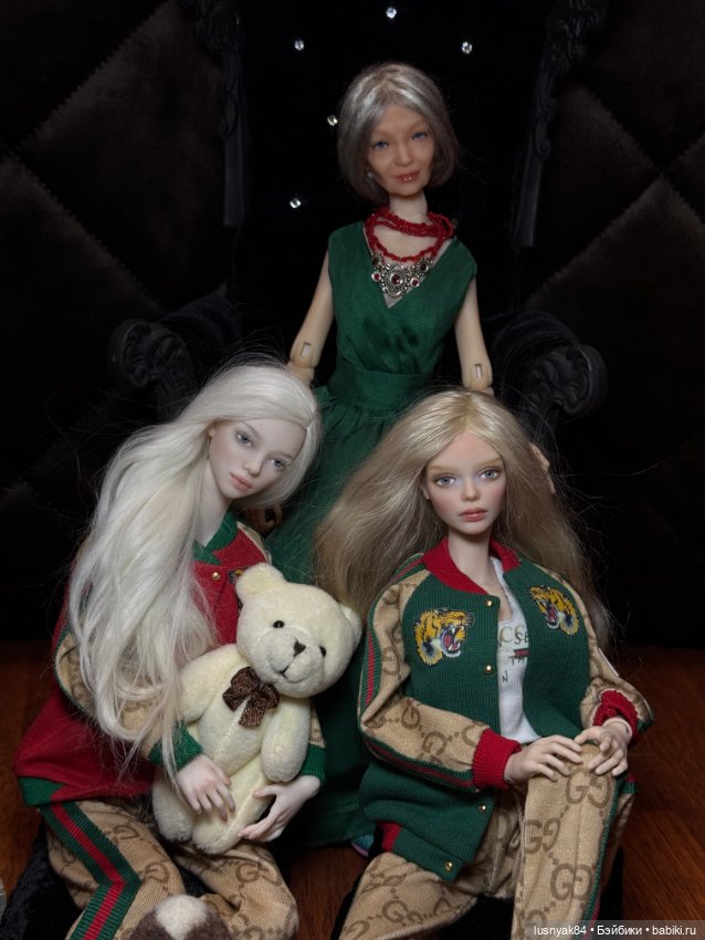Бабуля с внучками — Авторские куклы BJD (БЖД) у нас дома: фото (фото 5)