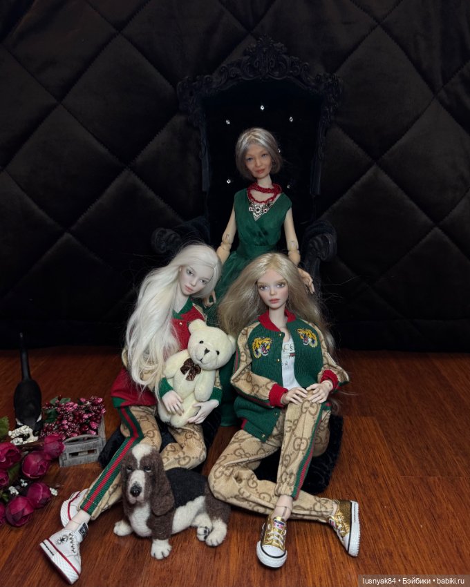Бабуля с внучками — Авторские куклы BJD (БЖД) у нас дома: фото (фото 2)