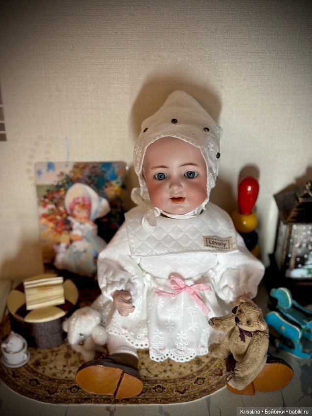 Шью на антикварную куклу 🧵 (фото 6)