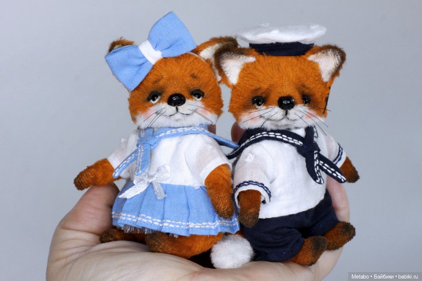 Лисята морячки — Авторские мишки Тедди и друзья: фото
