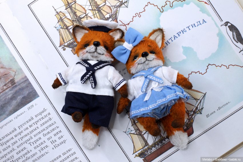 Лисята морячки — Авторские мишки Тедди и друзья: фото (фото 8)