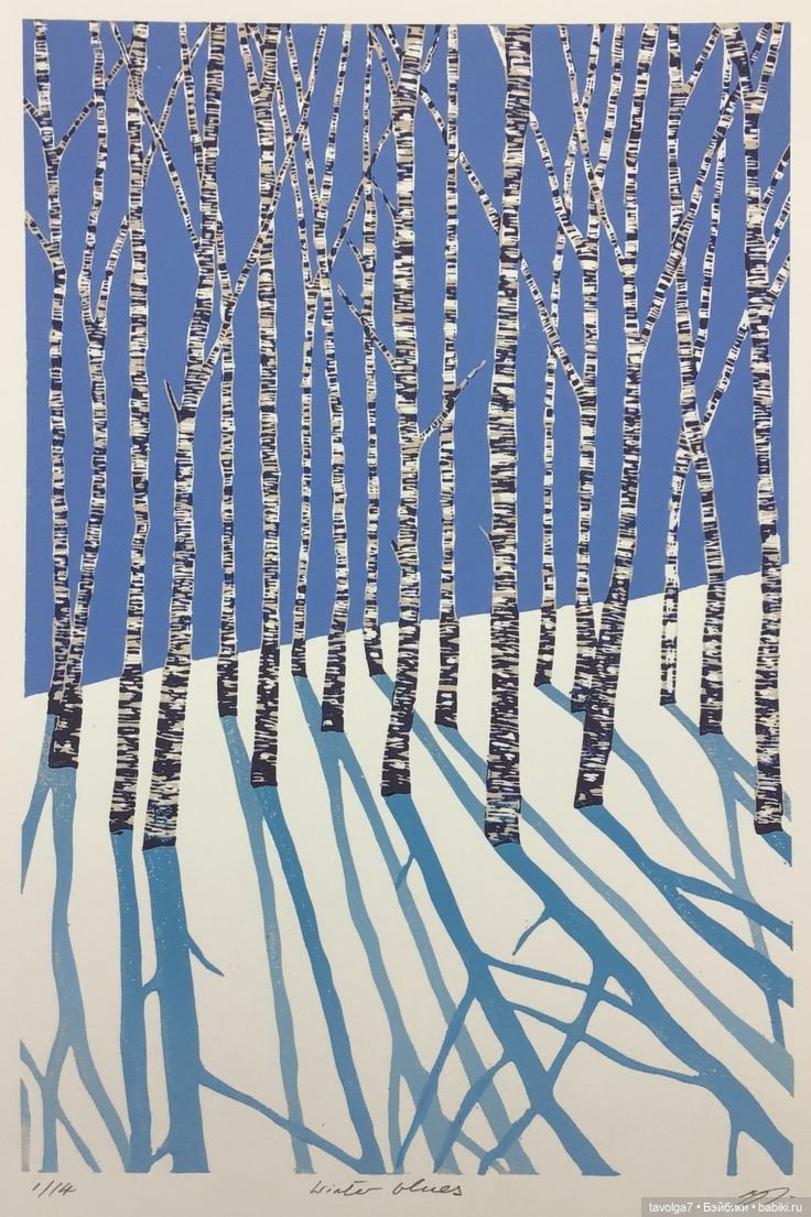 Зимняя графика ноябрь-март