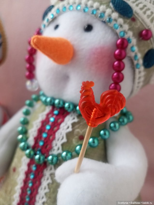 Снеговуши Забавы — Текстильные игрушки и примитивы: кофейные (фото 5)