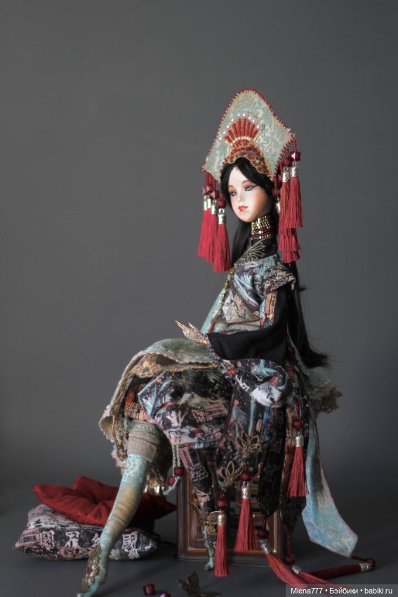 Принцесса Китая — Авторские шарнирные куклы своими руками: лепка (фото 3)