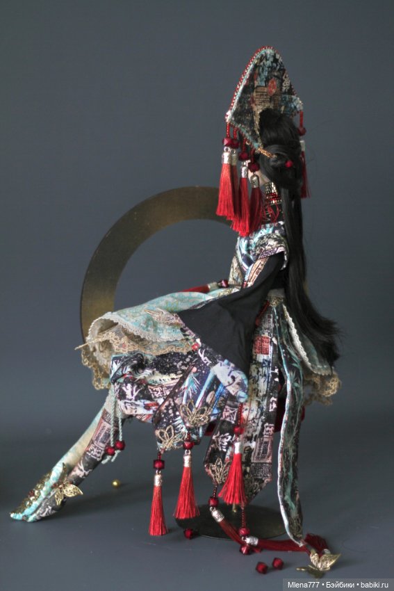 Принцесса Китая — Авторские шарнирные куклы своими руками: лепка (фото 10)