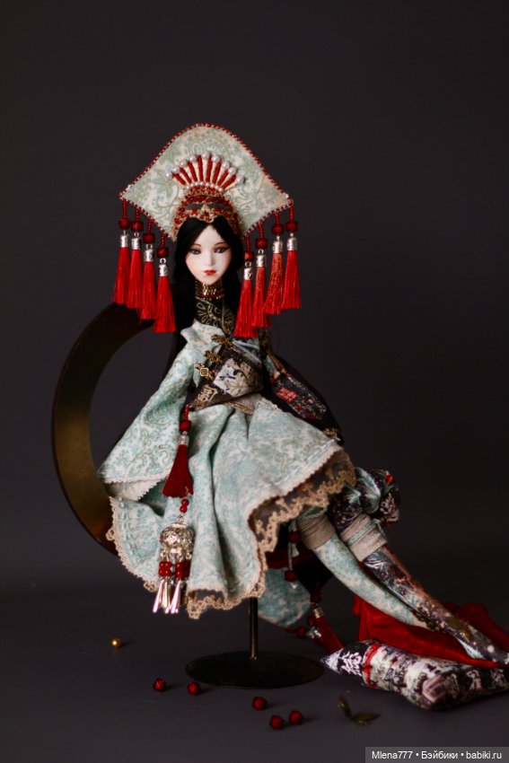 Принцесса Китая — Авторские шарнирные куклы своими руками: лепка (фото 9)