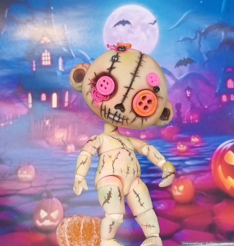 Horror creepy doll — Лепка авторских кукол: полимерная глина (фото 3)