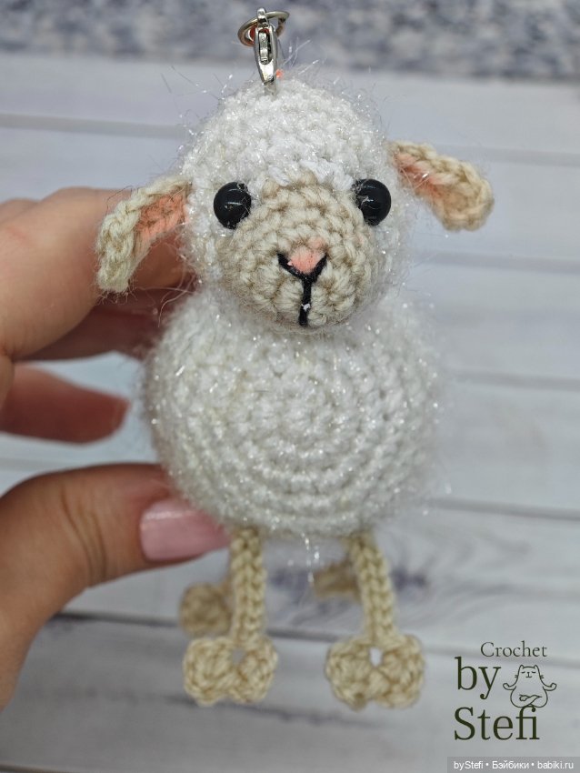Овечка Муся — Вязаные игрушки и амигуруми: крючком (фото 10)