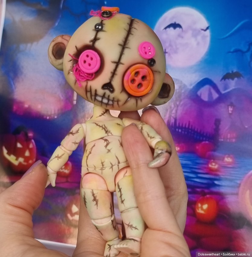 Horror creepy doll — Лепка авторских кукол: полимерная глина (фото 2)