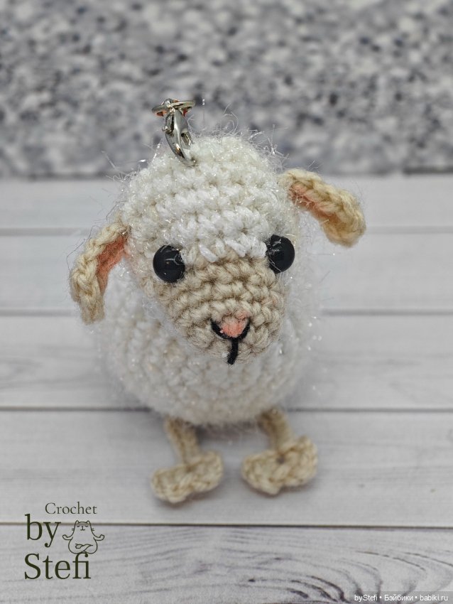 Овечка Муся — Вязаные игрушки и амигуруми: крючком (фото 8)