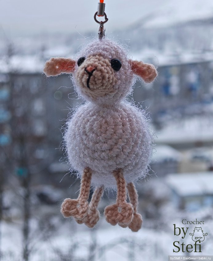 Овечка Муся — Вязаные игрушки и амигуруми: крючком (фото 4)