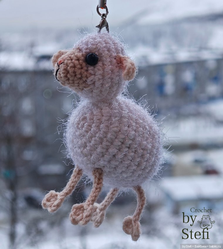 Овечка Муся — Вязаные игрушки и амигуруми: крючком (фото 3)