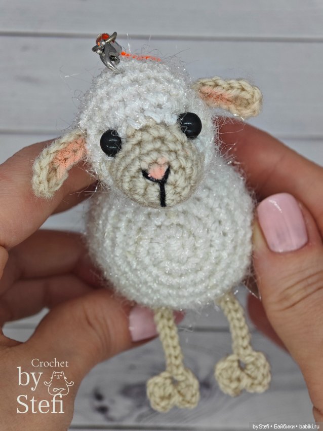 Овечка Муся — Вязаные игрушки и амигуруми: крючком (фото 7)