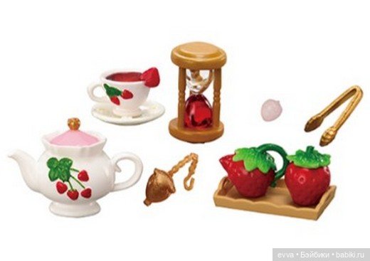 Клубничное лето на полке: Новинка «Country Strawberry Cafe on the Hill» от Re-Ment (фото 3)