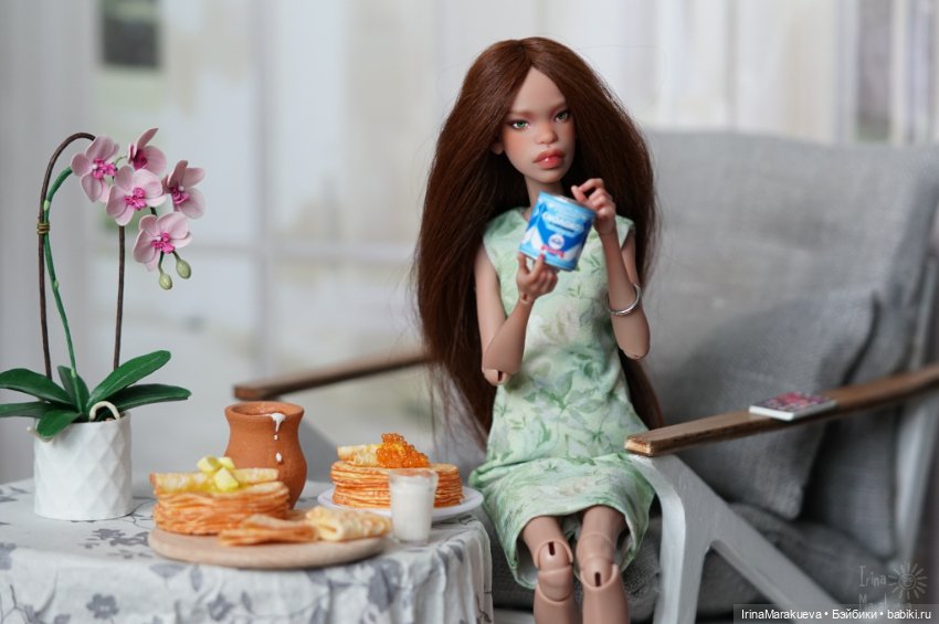 Лола и блинчики — Авторские куклы BJD (БЖД) у нас дома: фото