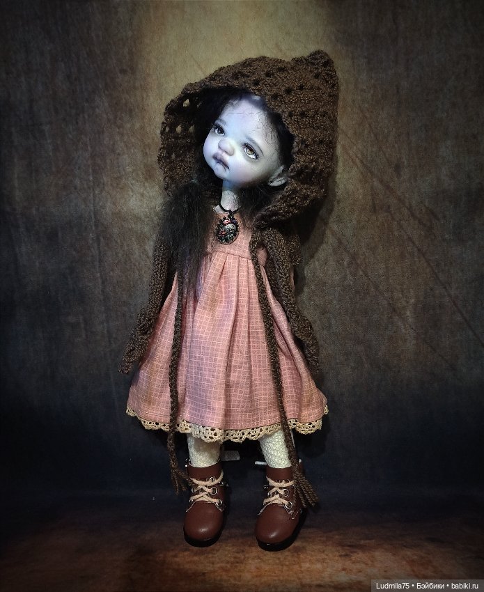 Варенька-мрачная девочка — Лепка авторских кукол: полимерная глина