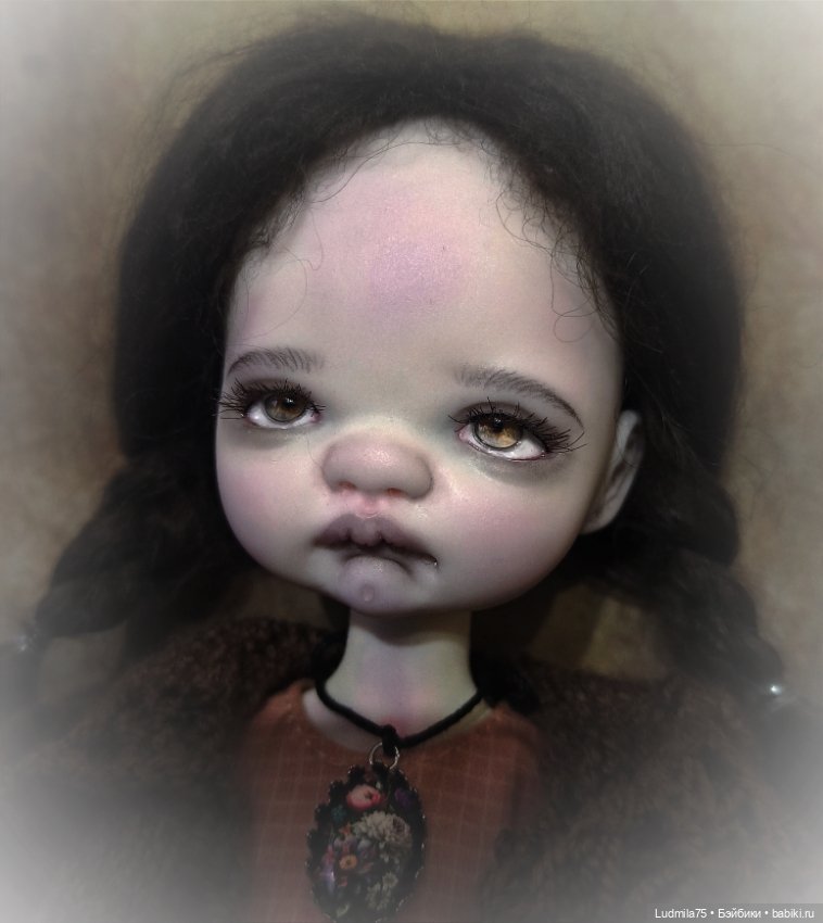 Варенька-мрачная девочка — Лепка авторских кукол: полимерная глина (фото 2)