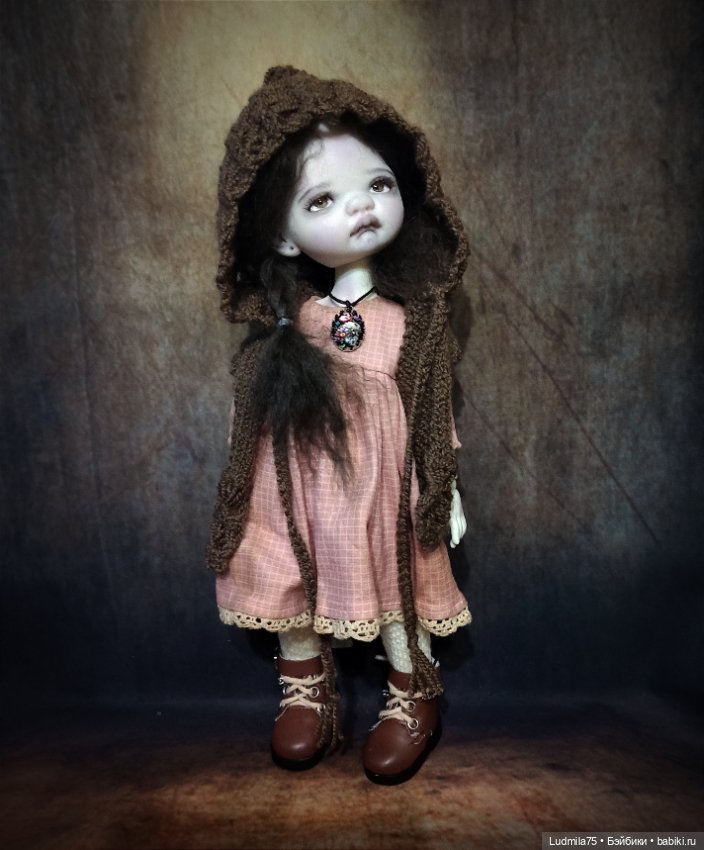 Варенька-мрачная девочка — Лепка авторских кукол: полимерная глина