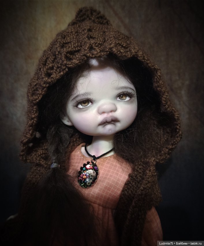 Варенька-мрачная девочка — Лепка авторских кукол: полимерная глина
