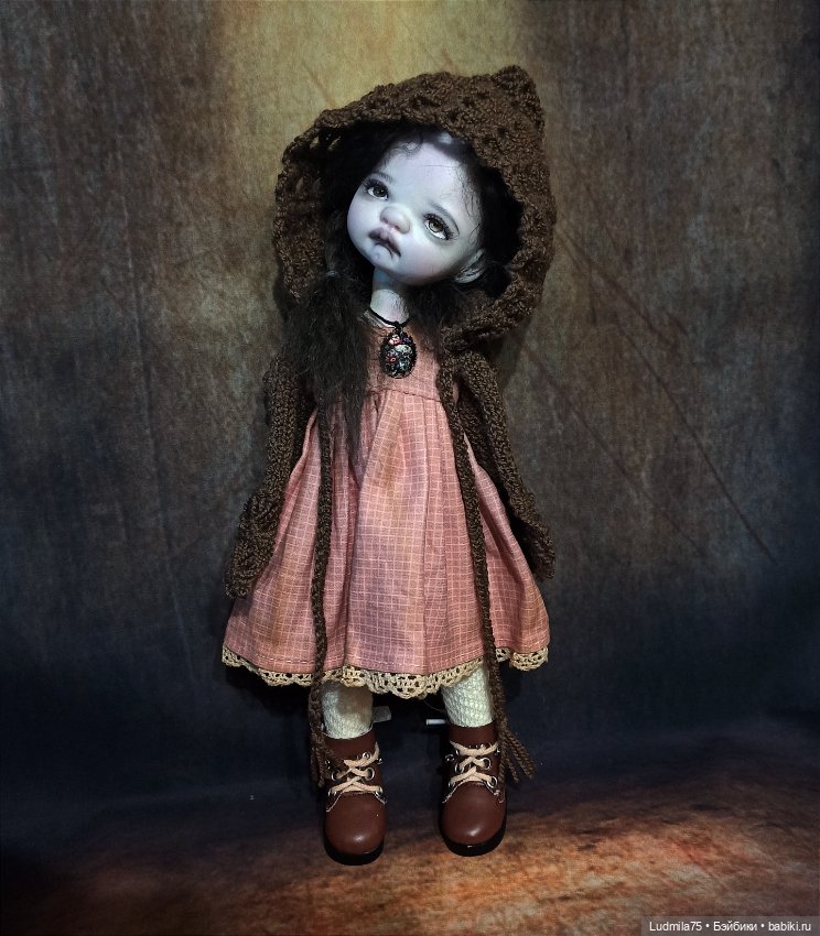 Варенька-мрачная девочка — Лепка авторских кукол: полимерная глина