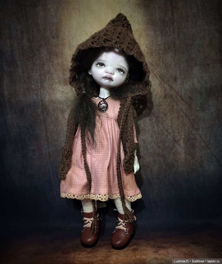 Варенька-мрачная девочка — Лепка авторских кукол: полимерная глина