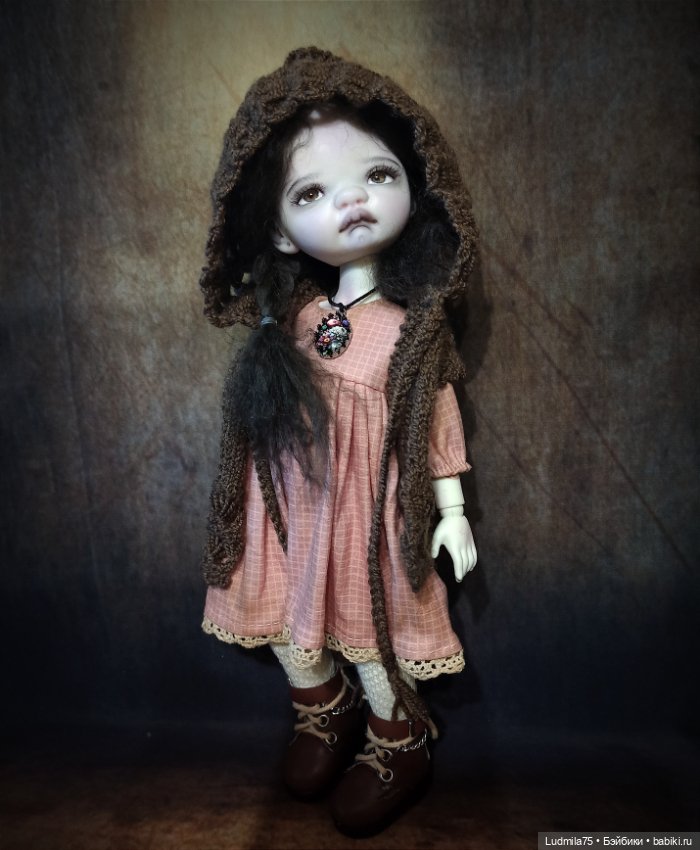 Варенька-мрачная девочка — Лепка авторских кукол: полимерная глина