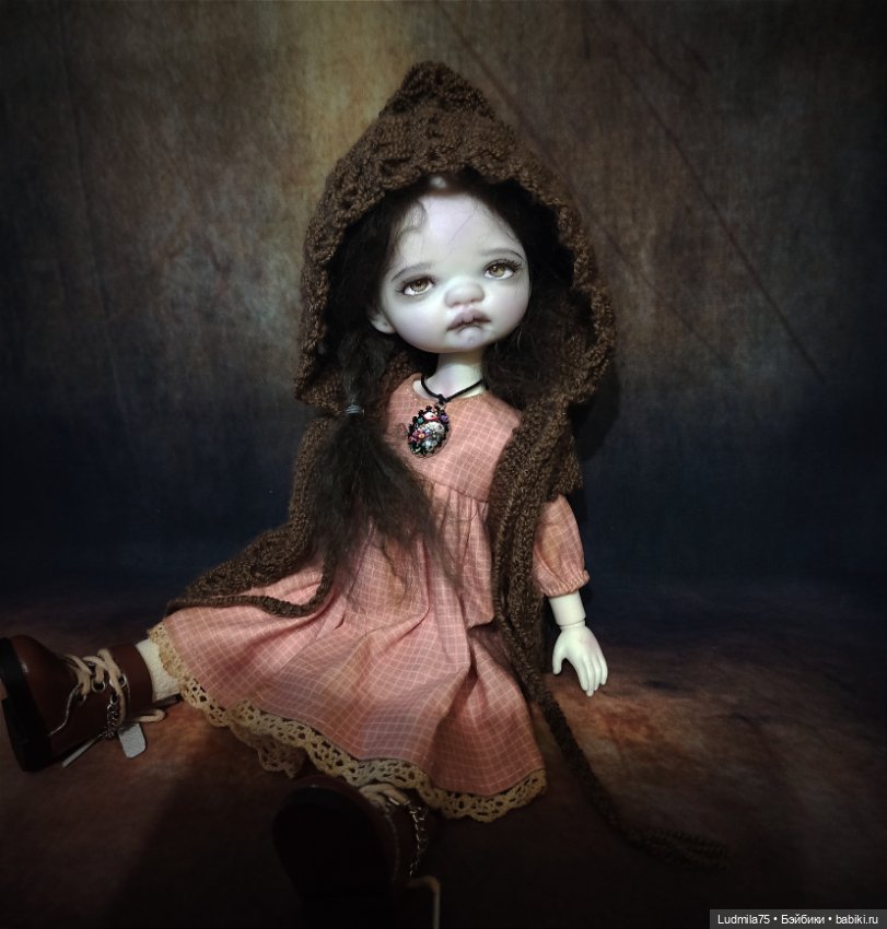 Варенька-мрачная девочка — Лепка авторских кукол: полимерная глина
