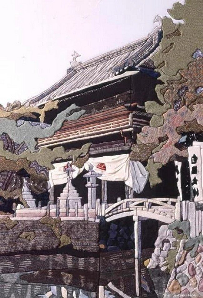 Кинусайга - искусство из лоскутков создавать картины (фото 5)