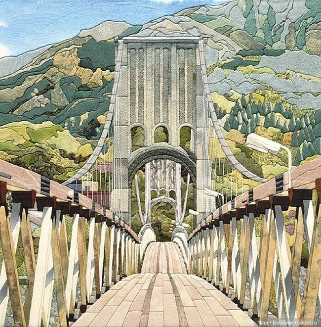 Кинусайга - искусство из лоскутков создавать картины (фото 6)