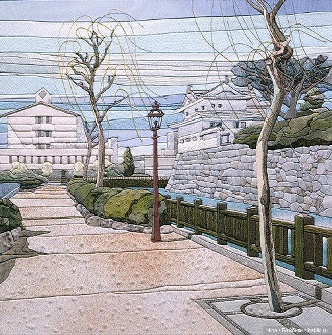 Кинусайга - искусство из лоскутков создавать картины