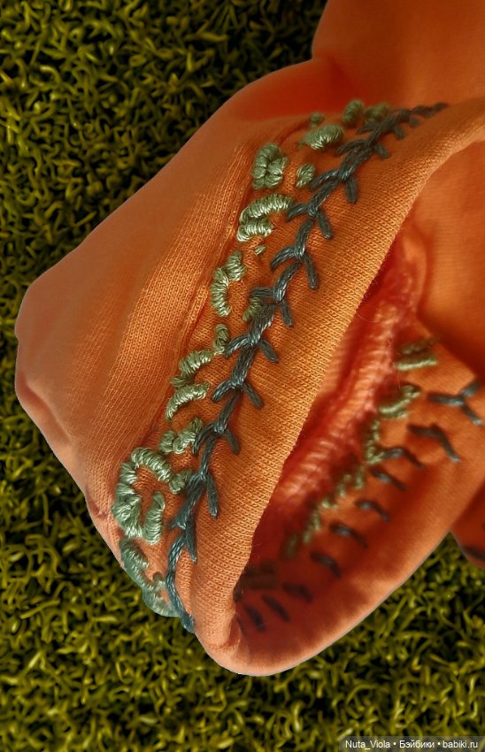 Вышивка мулине DMS — Одежда и обувь для кукол своими руками: фото