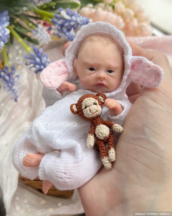 Кукла младенец Дашенька — Лепка авторских кукол: полимерная глина (фото 4)