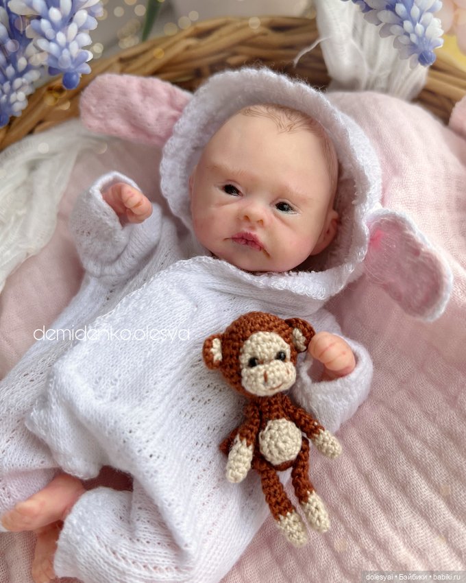 Кукла младенец Дашенька — Лепка авторских кукол: полимерная глина (фото 3)
