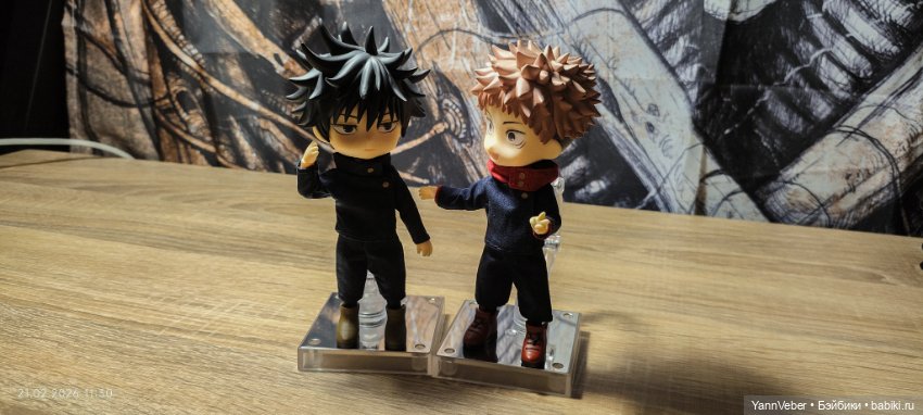 Распаковка и сравнение новых Мегуми Фушигуро и Юджи Итадори с гибридами ~ (фото 5)