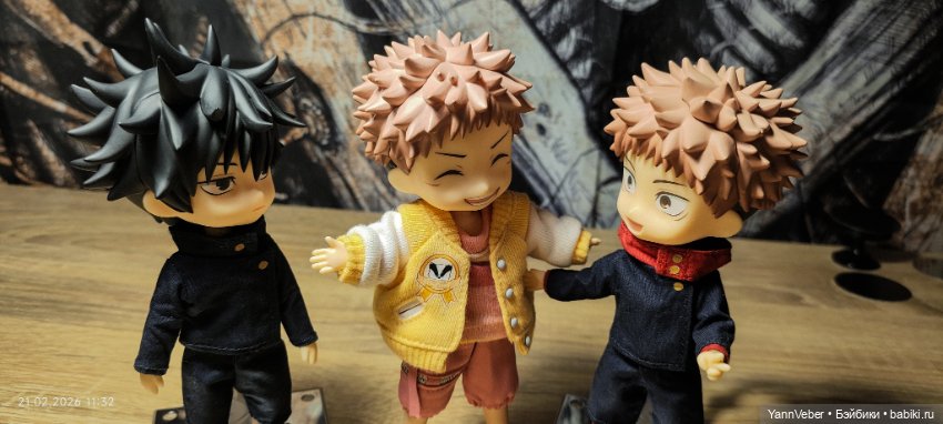 Распаковка и сравнение новых Мегуми Фушигуро и Юджи Итадори с гибридами ~ (фото 6)