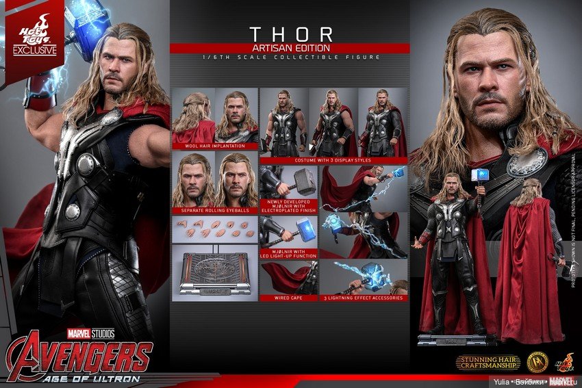 Hot Toys - новый Тора — Коллекционные фигурки Hot Toys (Хот Тойс) 1:6: фото (фото 9)