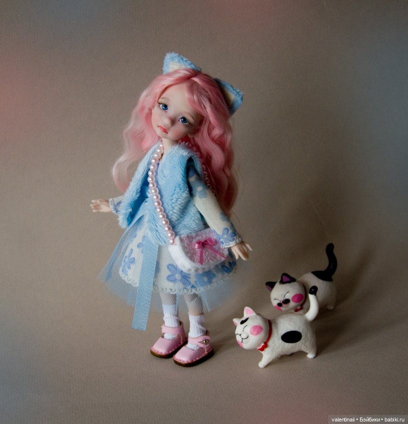 Маленькая кошатница Муся — Авторские куклы BJD (БЖД) у нас дома: фото (фото 3)