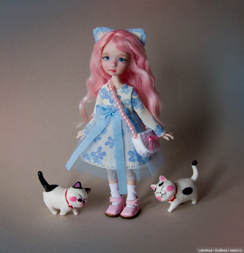 Маленькая кошатница Муся — Авторские куклы BJD (БЖД) у нас дома: фото (фото 2)