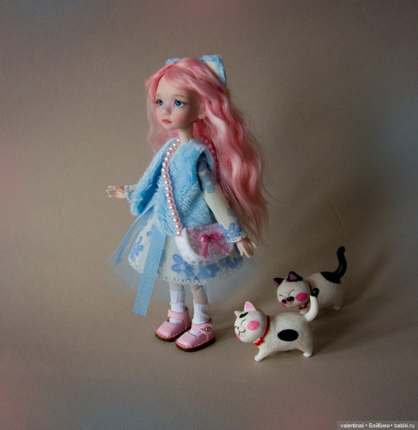 Маленькая кошатница Муся — Авторские куклы BJD (БЖД) у нас дома: фото (фото 4)