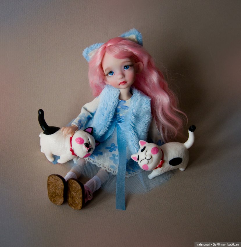 Маленькая кошатница Муся — Авторские куклы BJD (БЖД) у нас дома: фото (фото 6)
