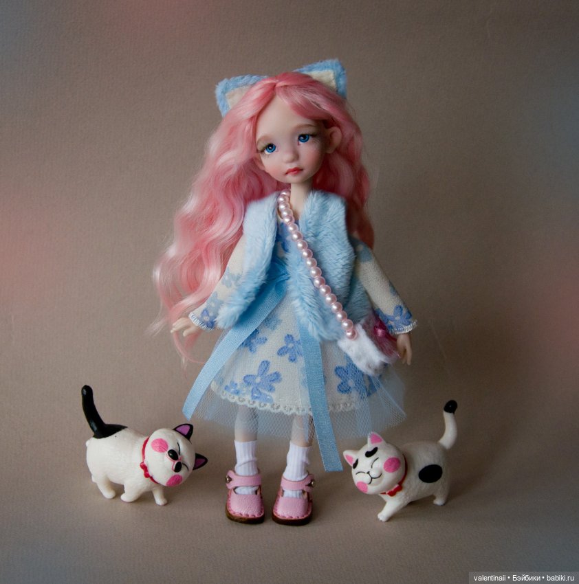 Маленькая кошатница Муся — Авторские куклы BJD (БЖД) у нас дома: фото