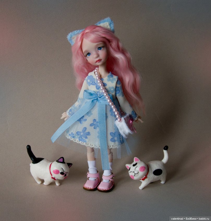Маленькая кошатница Муся — Авторские куклы BJD (БЖД) у нас дома: фото (фото 5)